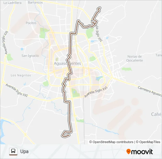 RUTA 34 Bus Line Map