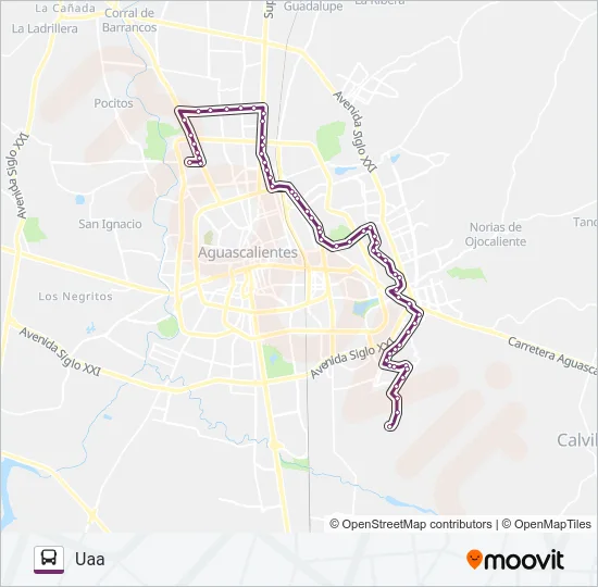 RUTA 35 Bus Line Map
