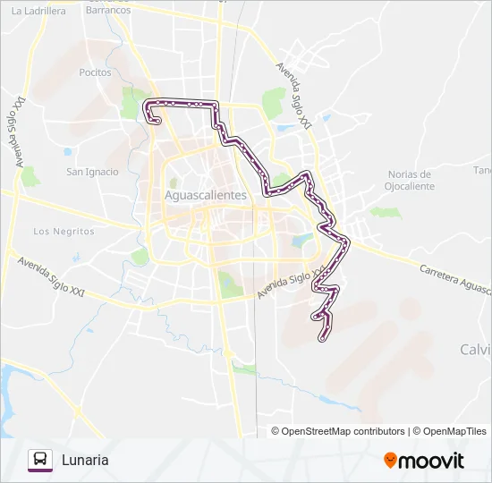 RUTA 35 Bus Line Map