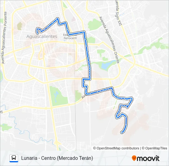 RUTA 36 Bus Line Map