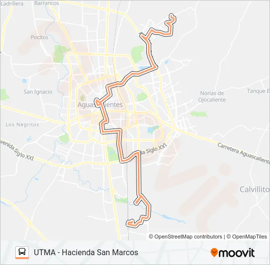 RUTA 37 Bus Line Map