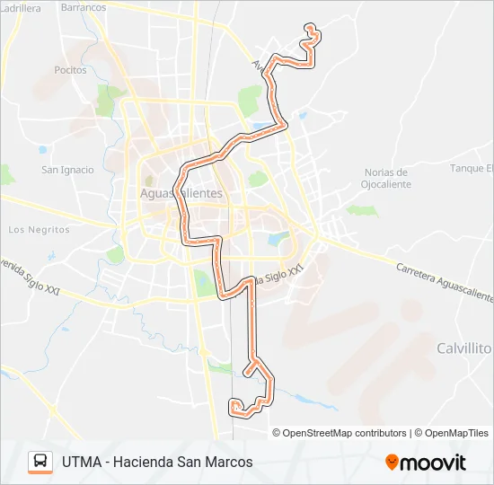 RUTA 37 Bus Line Map