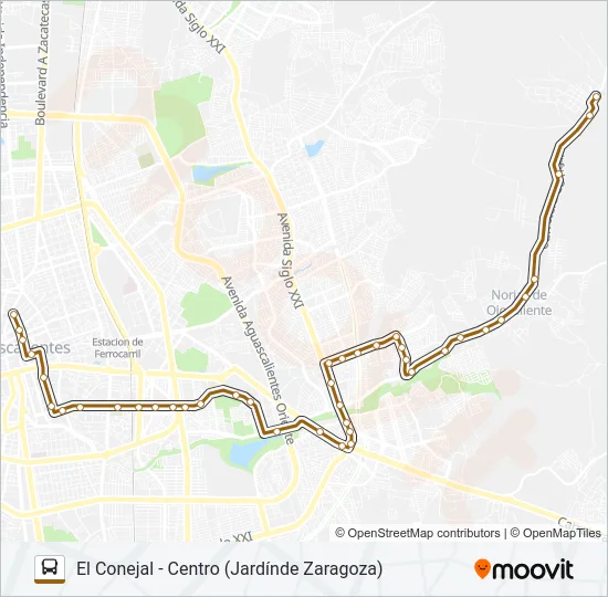 RUTA 39 Bus Line Map
