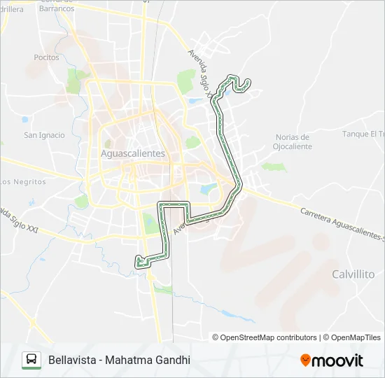 RUTA 42 Bus Line Map