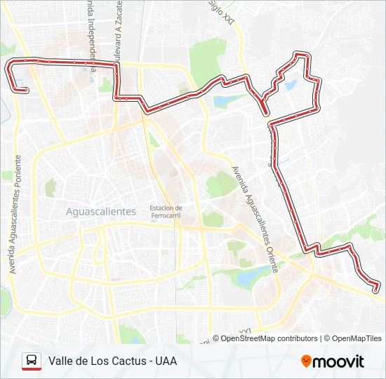 RUTA 45 Bus Line Map