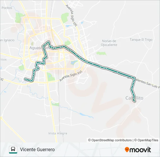 RUTA 46 Bus Line Map
