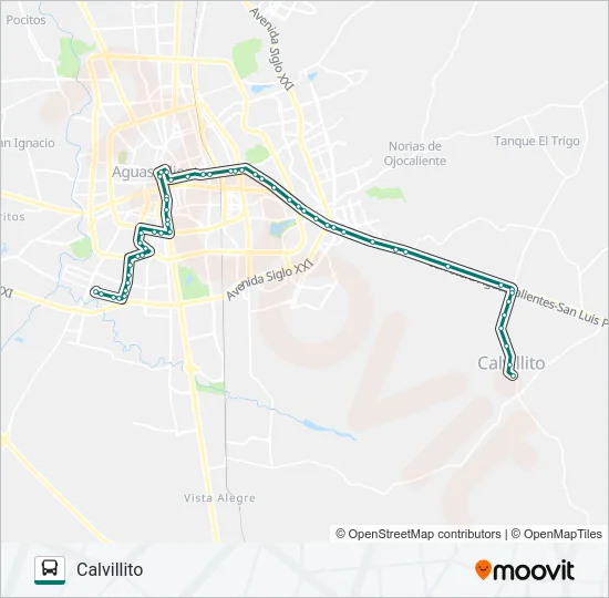 RUTA 46 Bus Line Map