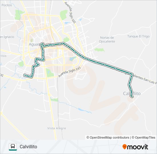 RUTA 46 bus Line Map