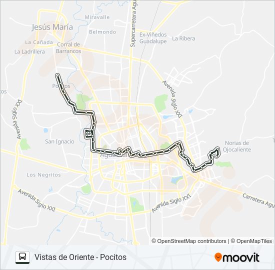 RUTA 19 bus Line Map