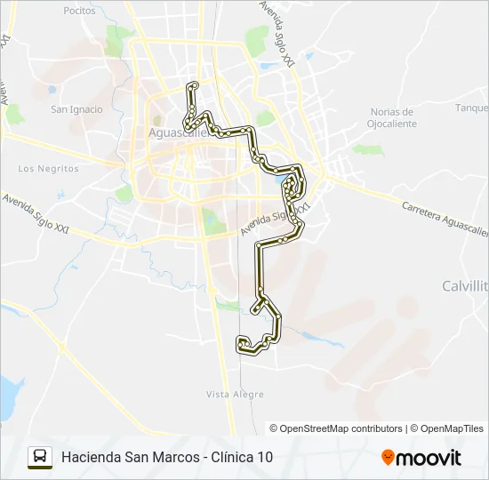 RUTA 47 Bus Line Map