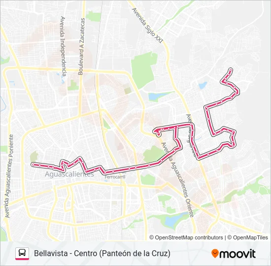 RUTA 48 Bus Line Map