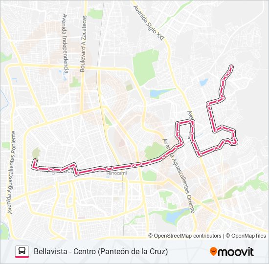 Mapa de RUTA 48 de autobús