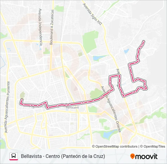 RUTA 48 Bus Line Map
