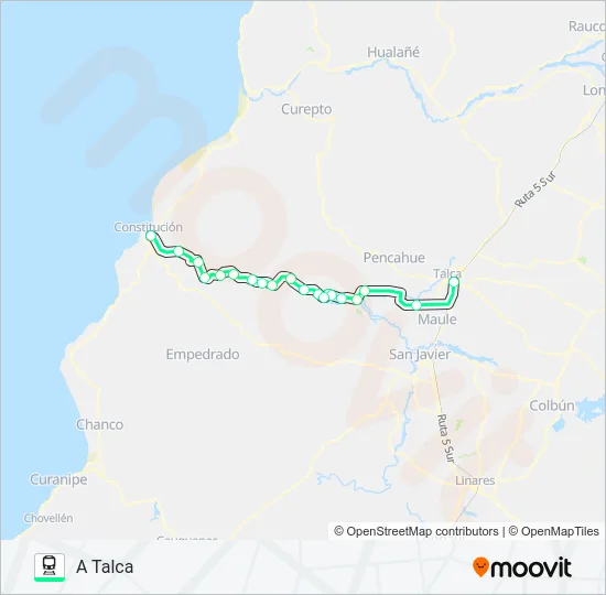 BUSCARRIL Train Line Map