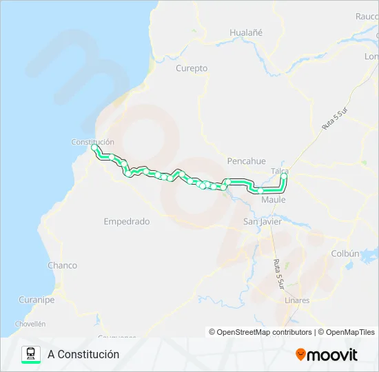 BUSCARRIL Train Line Map