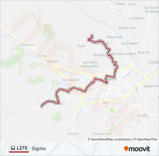 L27S Bus Line Map