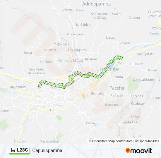 L28C Bus Line Map