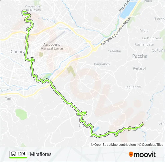 L24 Bus Line Map