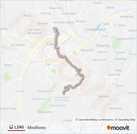 L24G Bus Line Map