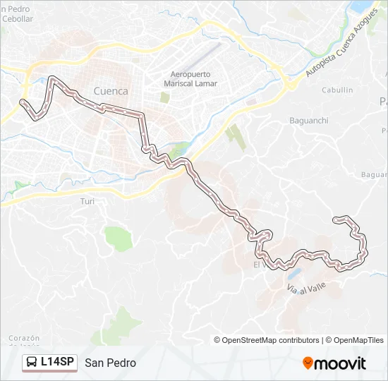 L14SP Bus Line Map