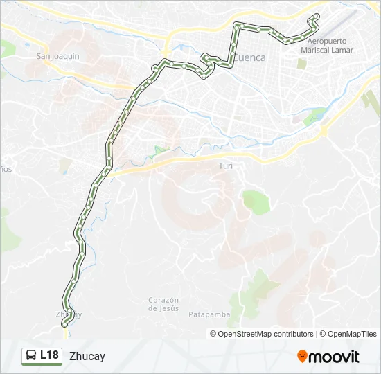 L18 Bus Line Map