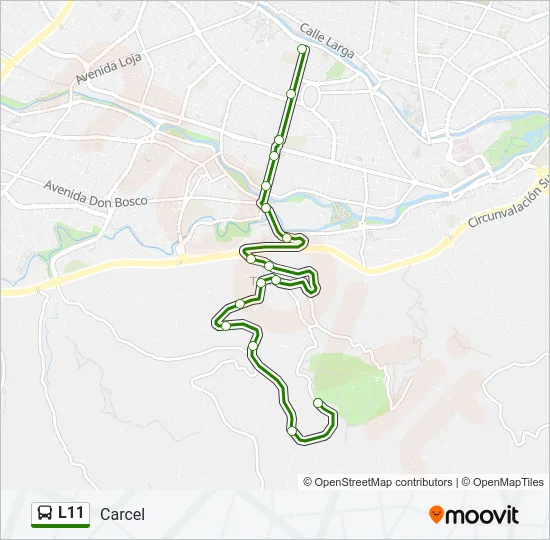 L11 Bus Line Map