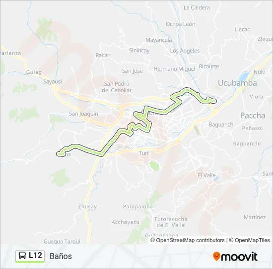 L12 Bus Line Map