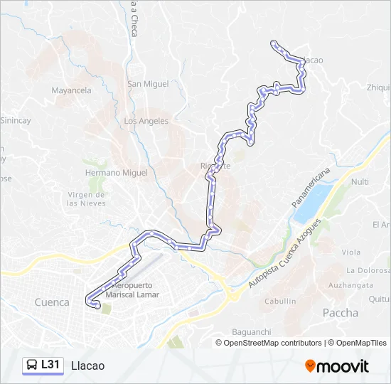 L31 Bus Line Map