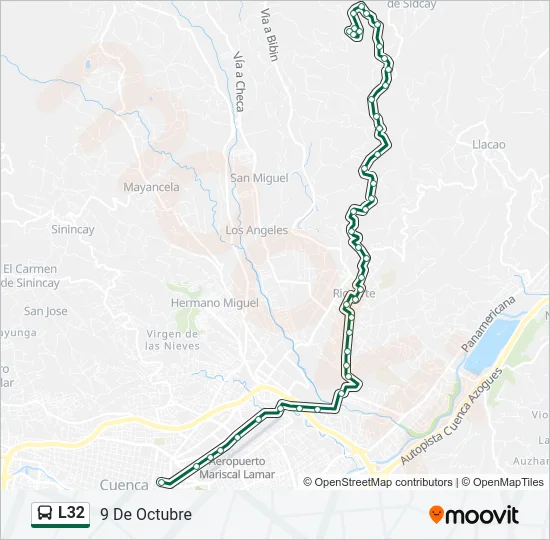 L32 Bus Line Map