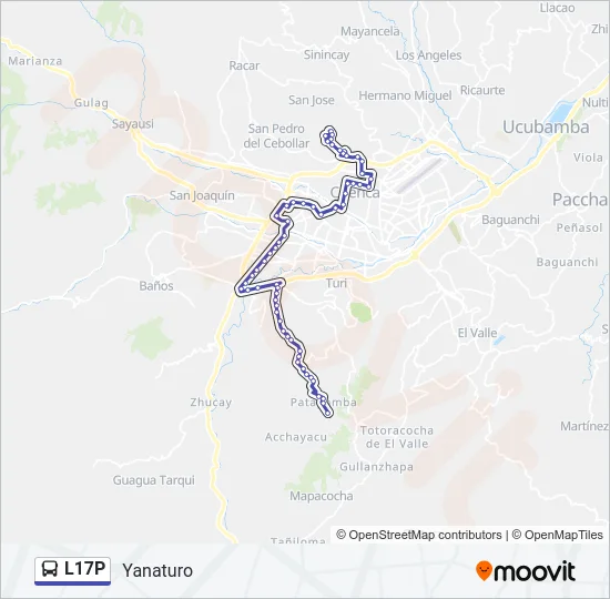 L17P Bus Line Map