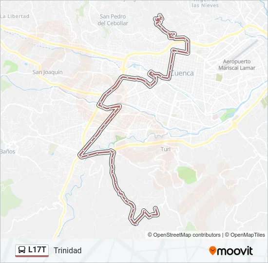 L17T Bus Line Map
