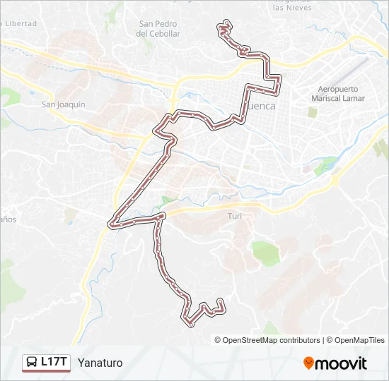 L17T Bus Line Map