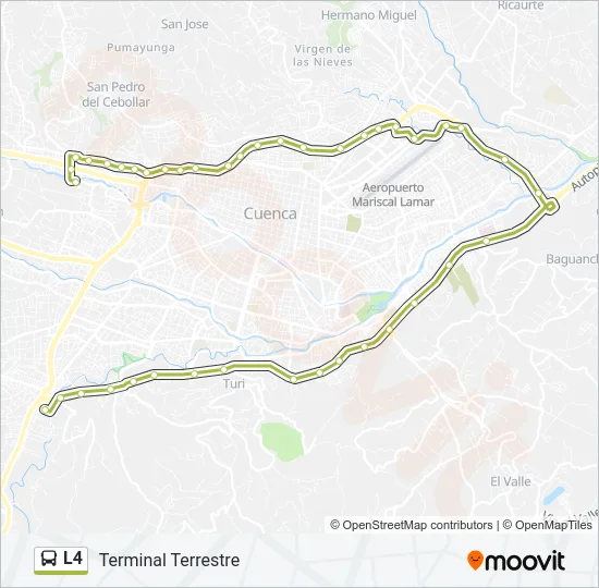 L4 Bus Line Map