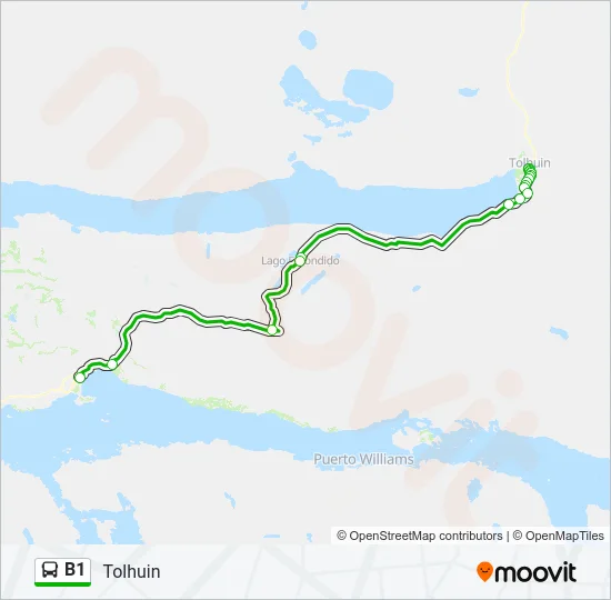 B1 Bus Line Map