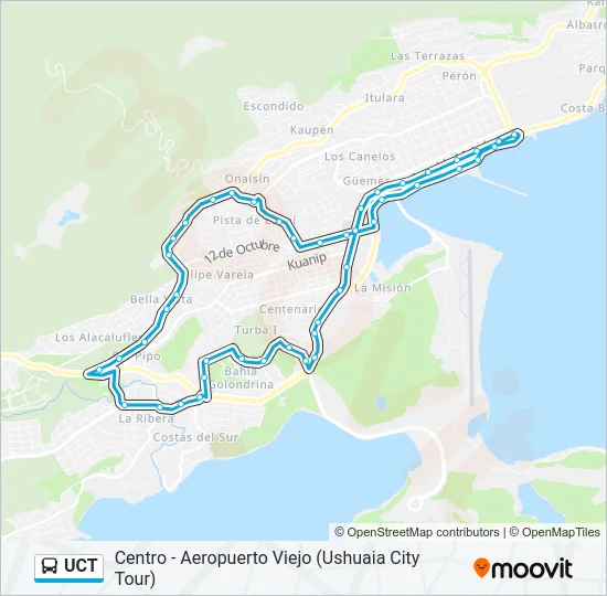 UCT Bus Line Map