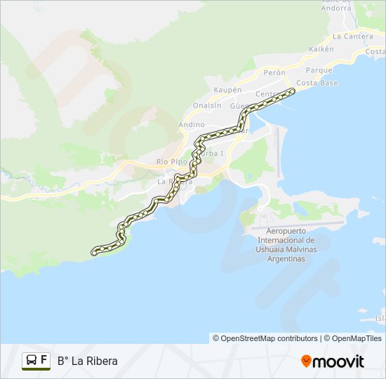 Mapa de F de autobús