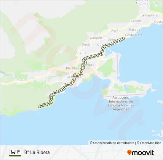 F Bus Line Map