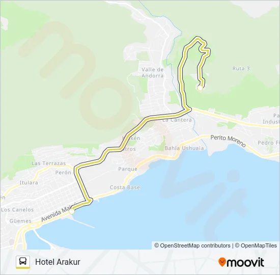 SHUTTLE 2 Bus Line Map