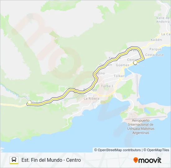 SHUTTLE 3 Bus Line Map