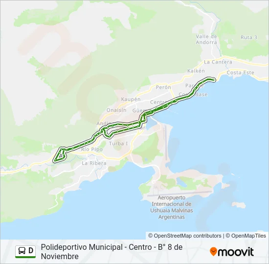 D Bus Line Map