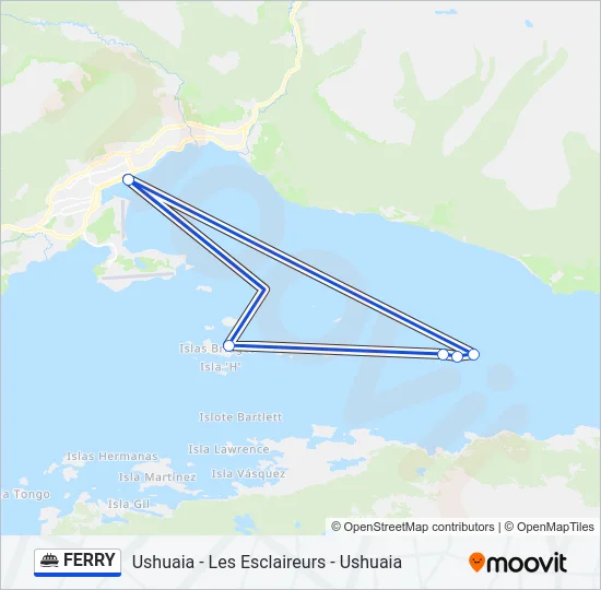 FERRY Line Map