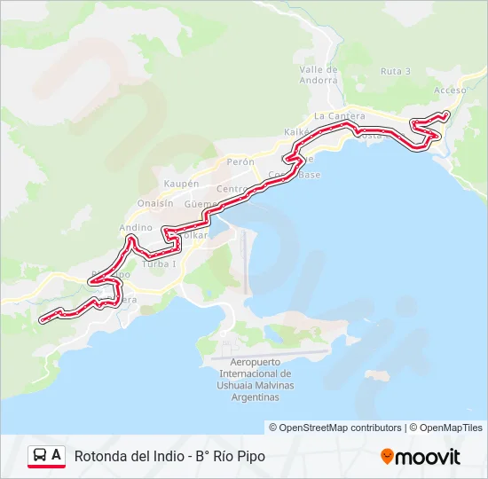 A Bus Line Map