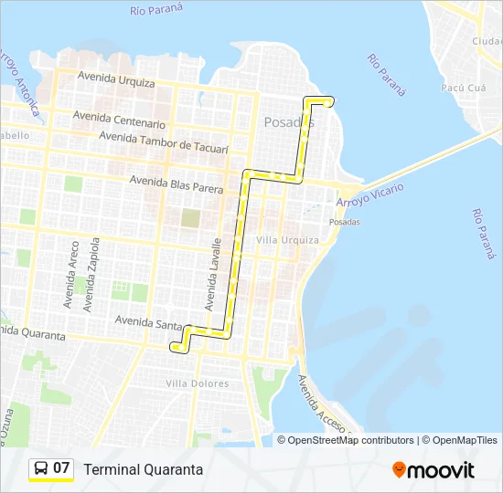 07 Bus Line Map