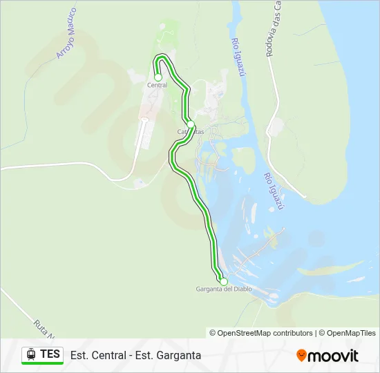 TES Light Rail Line Map