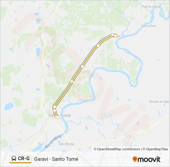 CR-G Bus Line Map