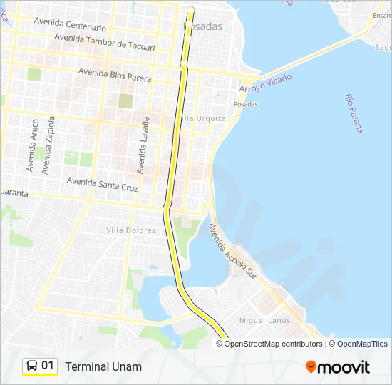 01 Bus Line Map