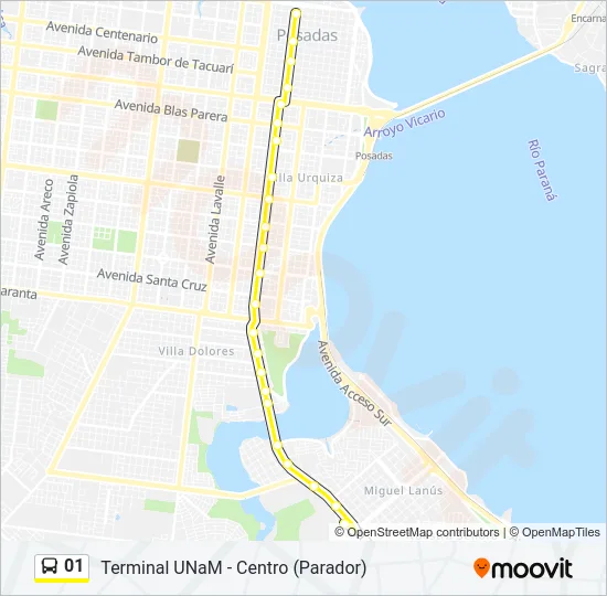 01 Bus Line Map