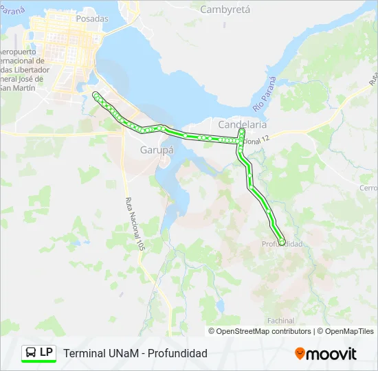 LP Bus Line Map