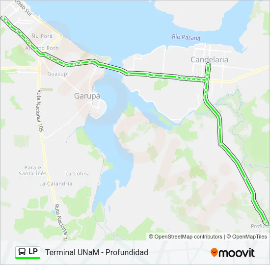 LP Bus Line Map