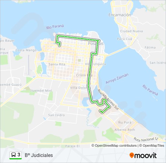 Current Location To Terminal 3 3 Route: Schedules, Stops & Maps - Bº Judiciales (Updated)